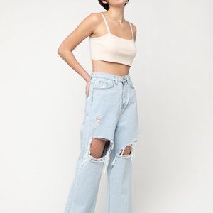 Oak + Fort Knit Bralette Tank